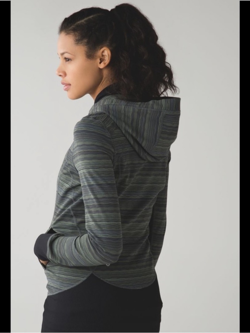 Lululemon Daily Practice Jacket Fatigue Green